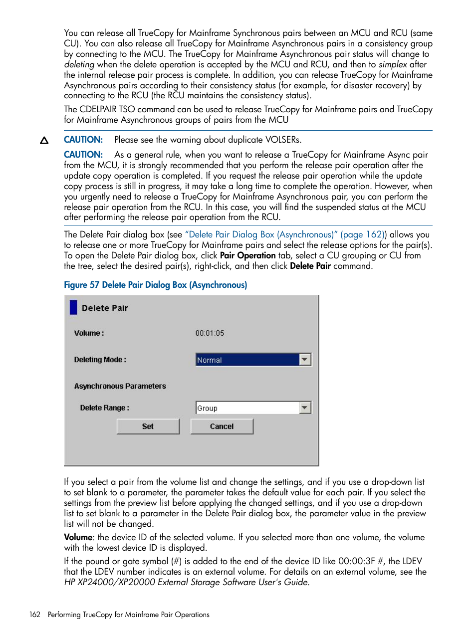 HP StorageWorks XP Remote Web Console Software User Manual | Page 162 / 258