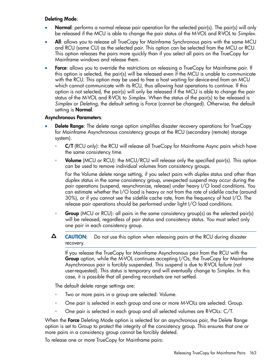 HP StorageWorks XP Remote Web Console Software User Manual | Page 163 / 258