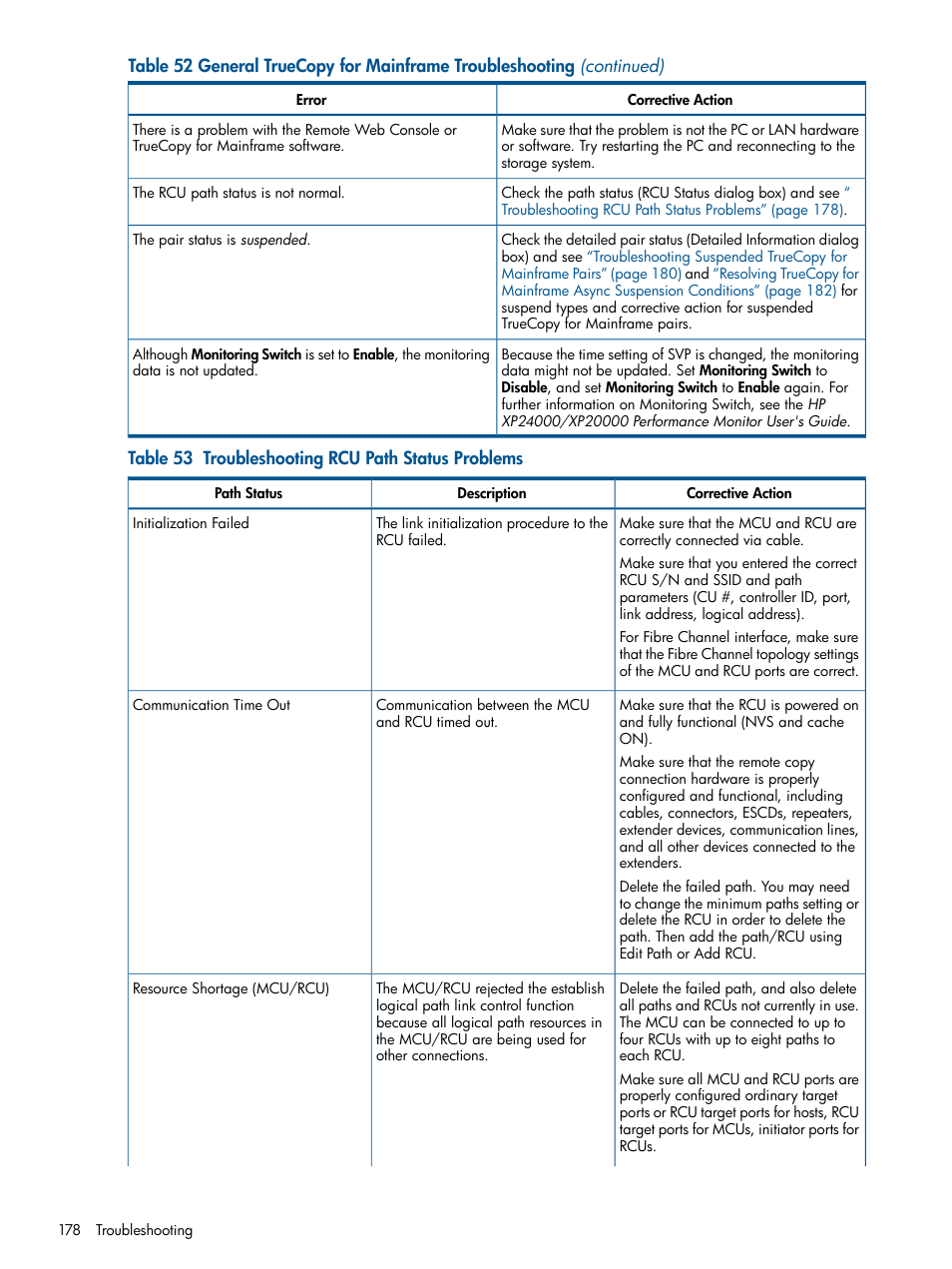 HP StorageWorks XP Remote Web Console Software User Manual | Page 178 / 258