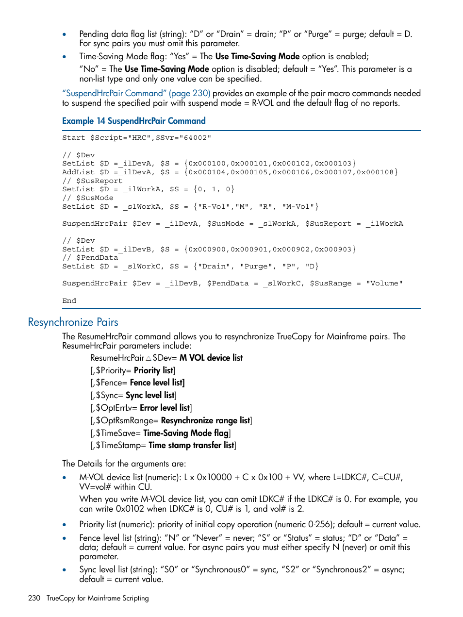 Resynchronize pairs | HP StorageWorks XP Remote Web Console Software User Manual | Page 230 / 258