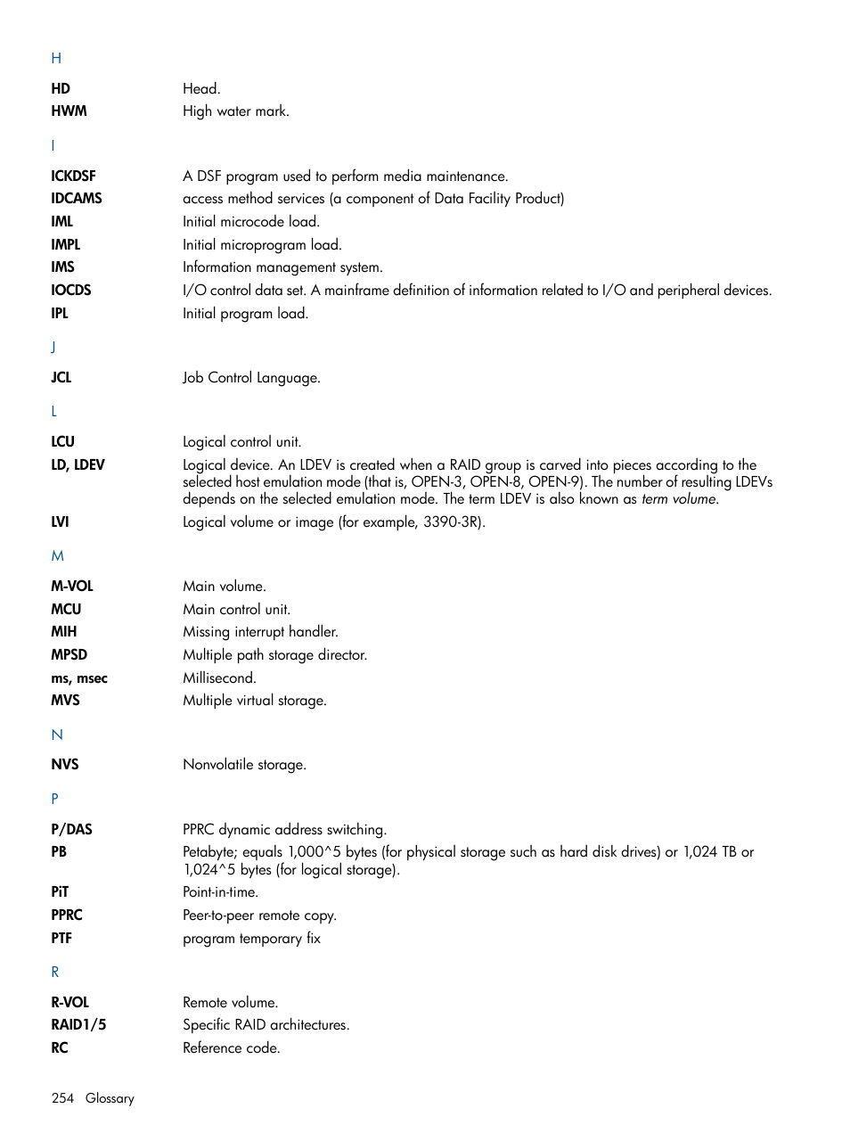 HP StorageWorks XP Remote Web Console Software User Manual | Page 254 / 258