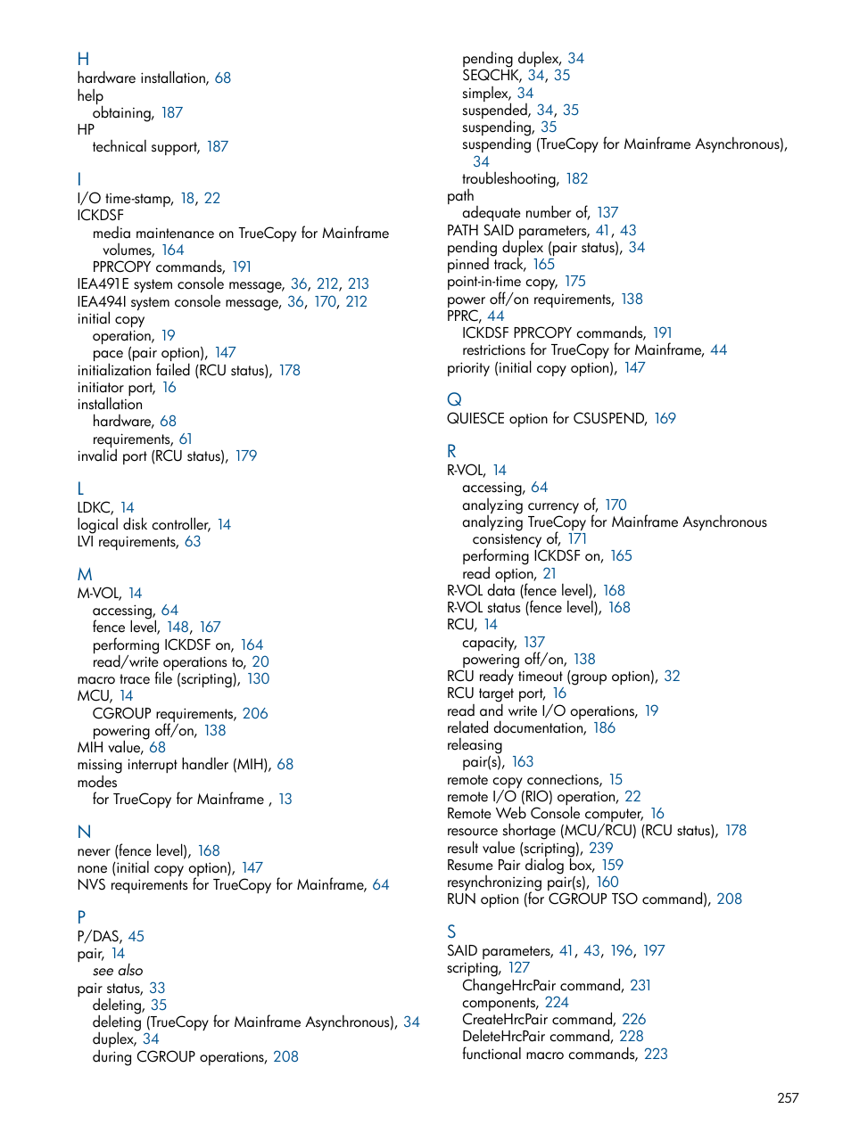 HP StorageWorks XP Remote Web Console Software User Manual | Page 257 / 258