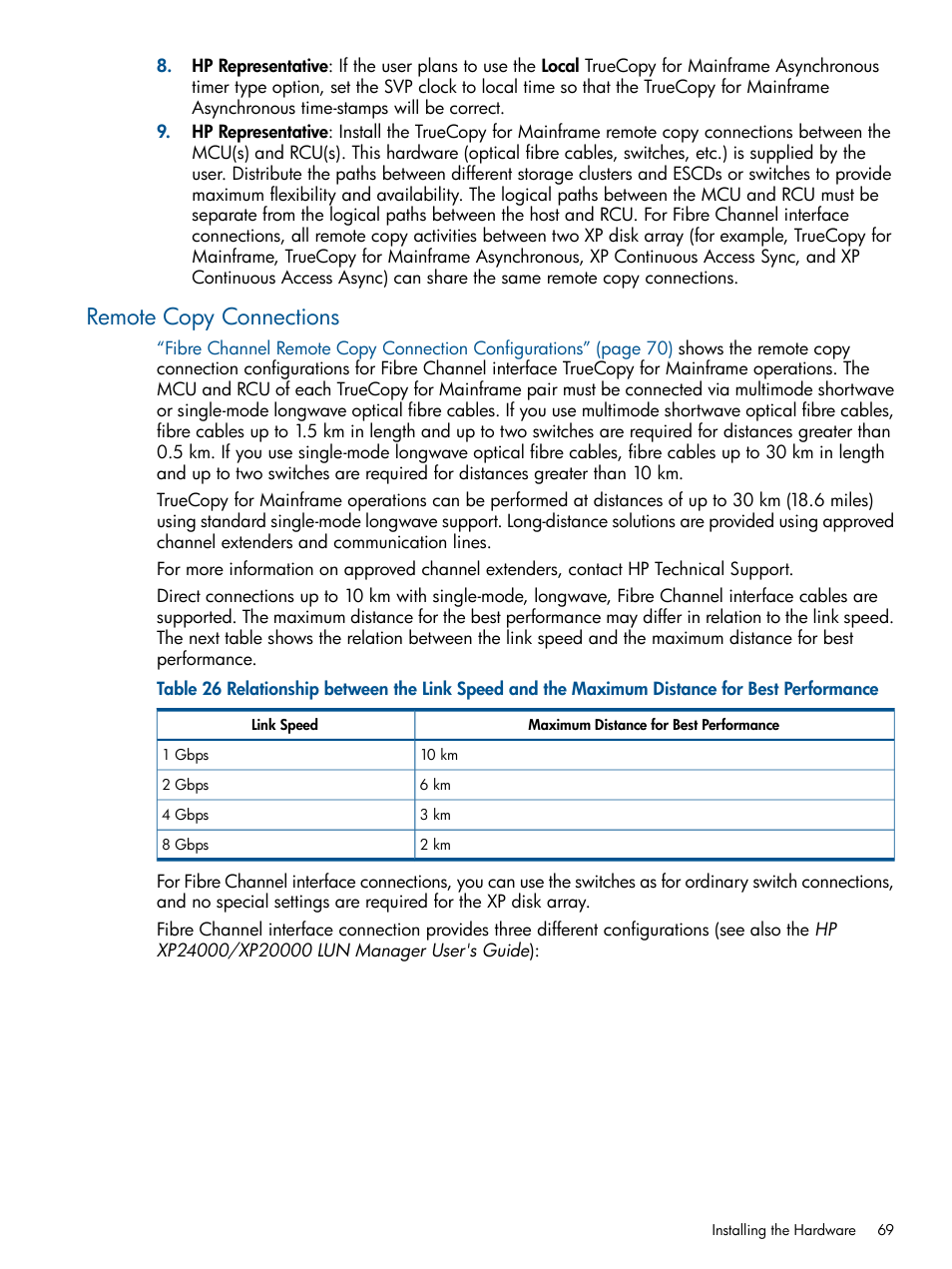 Remote copy connections | HP StorageWorks XP Remote Web Console Software User Manual | Page 69 / 258