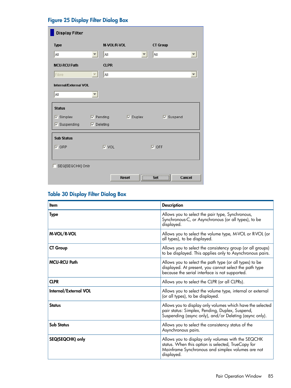 HP StorageWorks XP Remote Web Console Software User Manual | Page 85 / 258