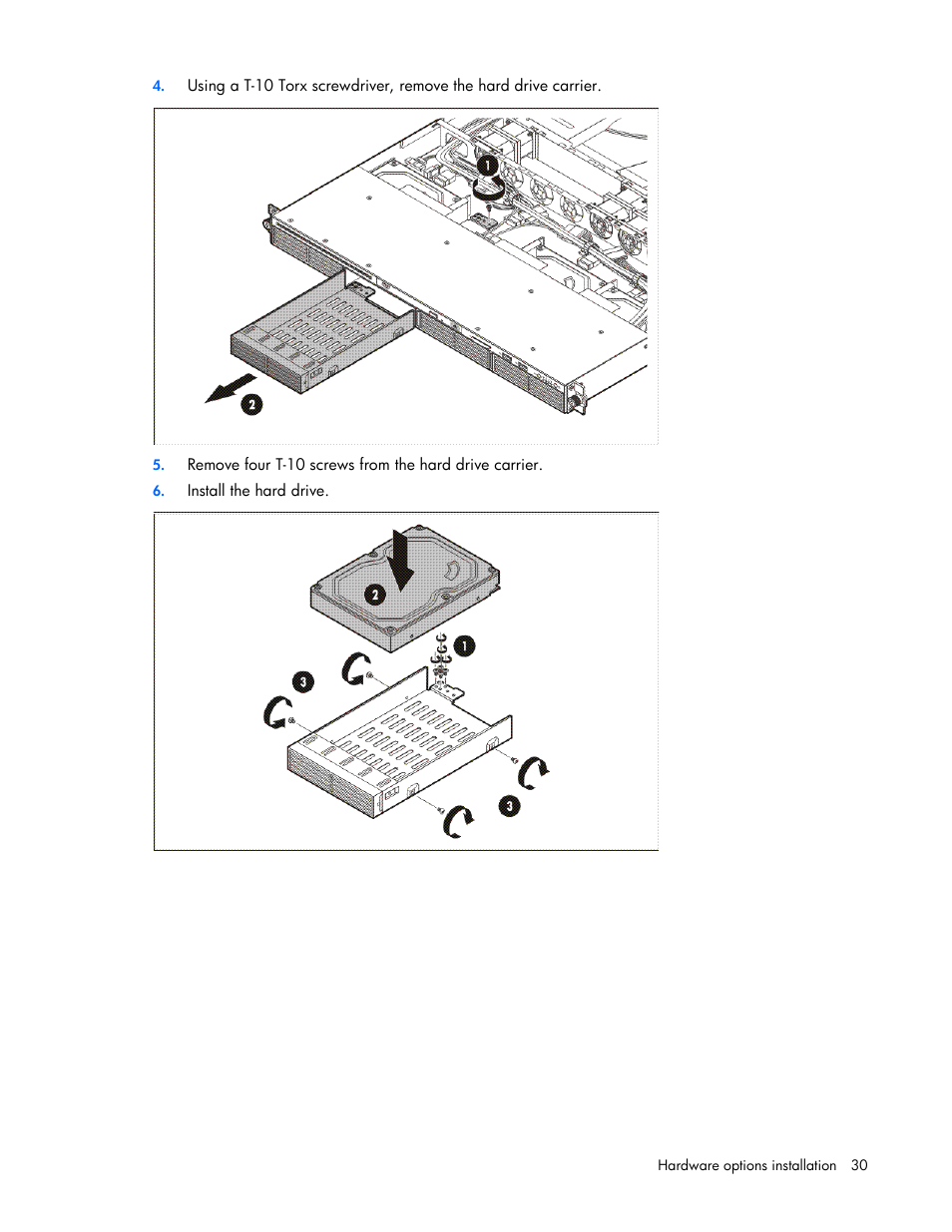 HP ProLiant DL120 G6 Server User Manual | Page 30 / 113