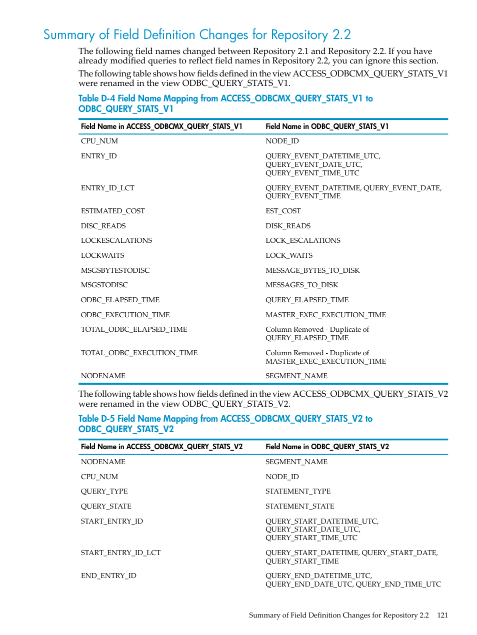 HP Neoview Release 2.4 Software User Manual | Page 121 / 128