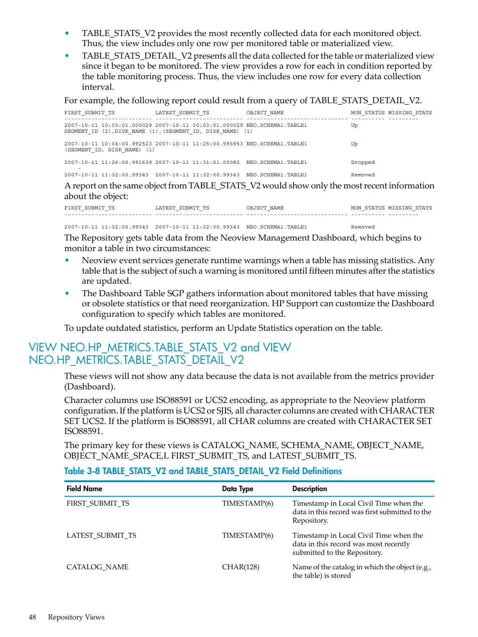 HP Neoview Release 2.4 Software User Manual | Page 48 / 128