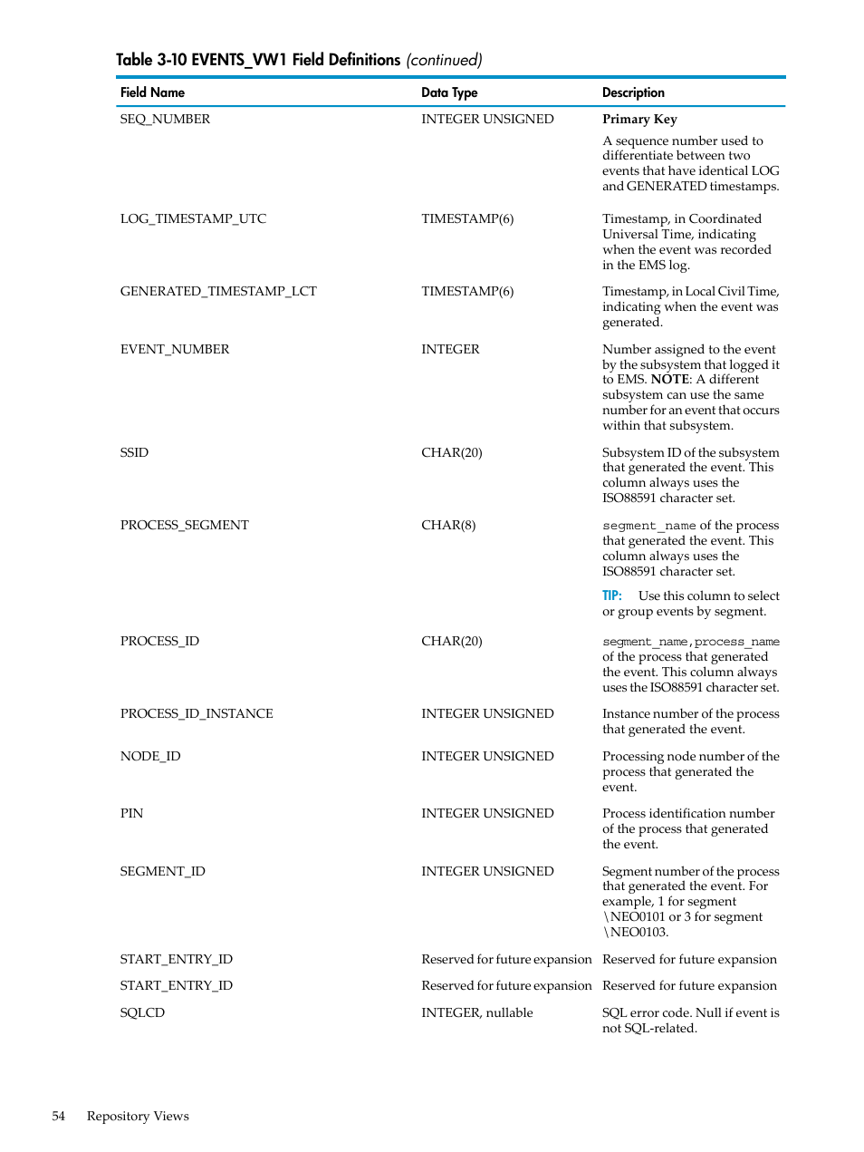 HP Neoview Release 2.4 Software User Manual | Page 54 / 128