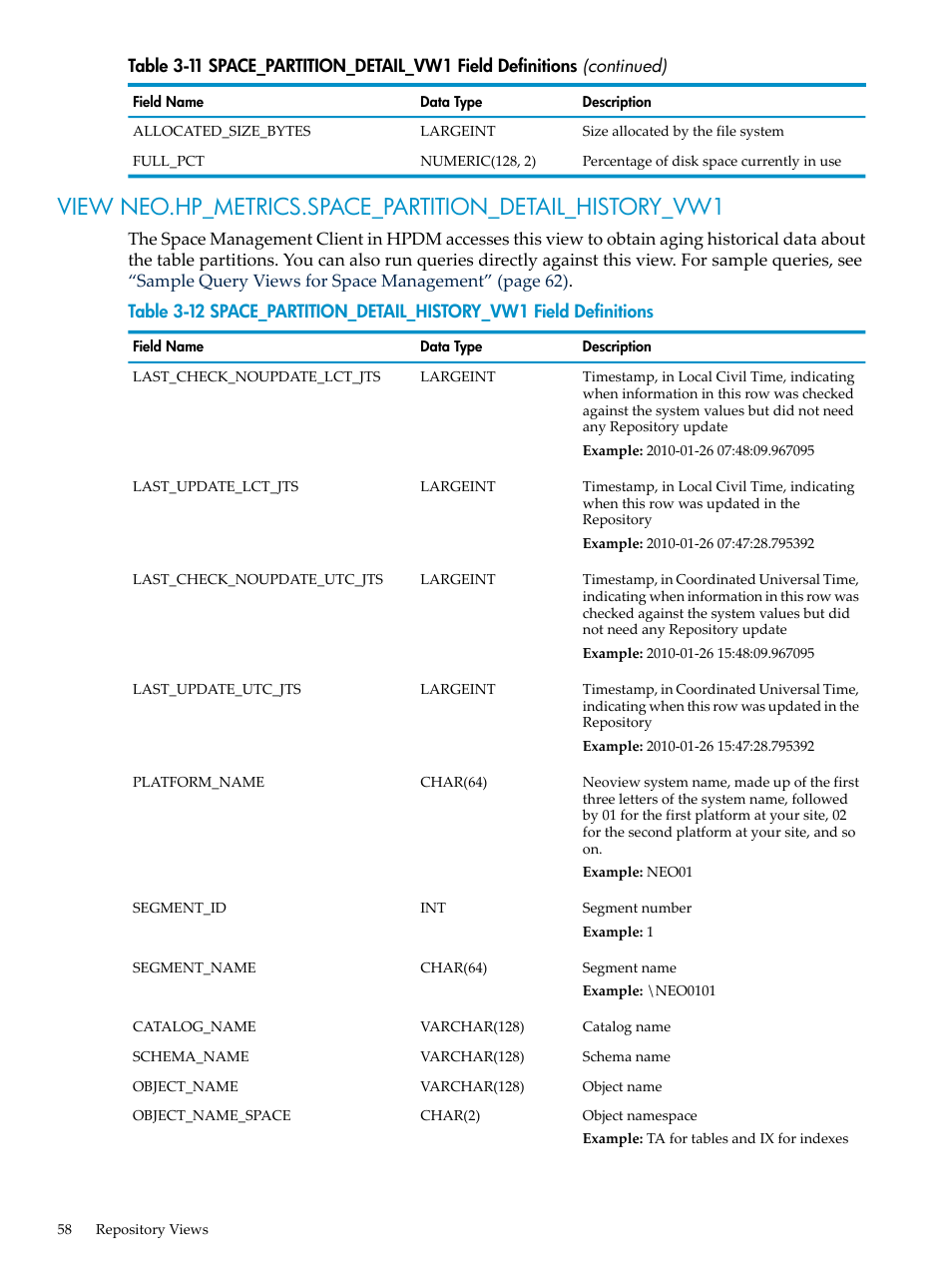 HP Neoview Release 2.4 Software User Manual | Page 58 / 128