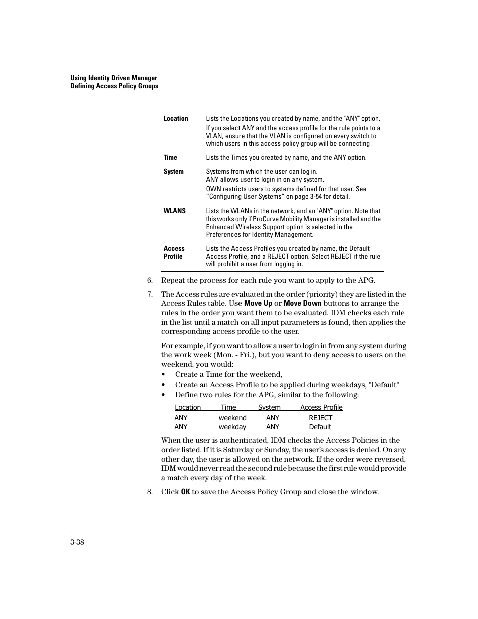 HP Identity Driven Manager Software Series User Manual | Page 102 / 194