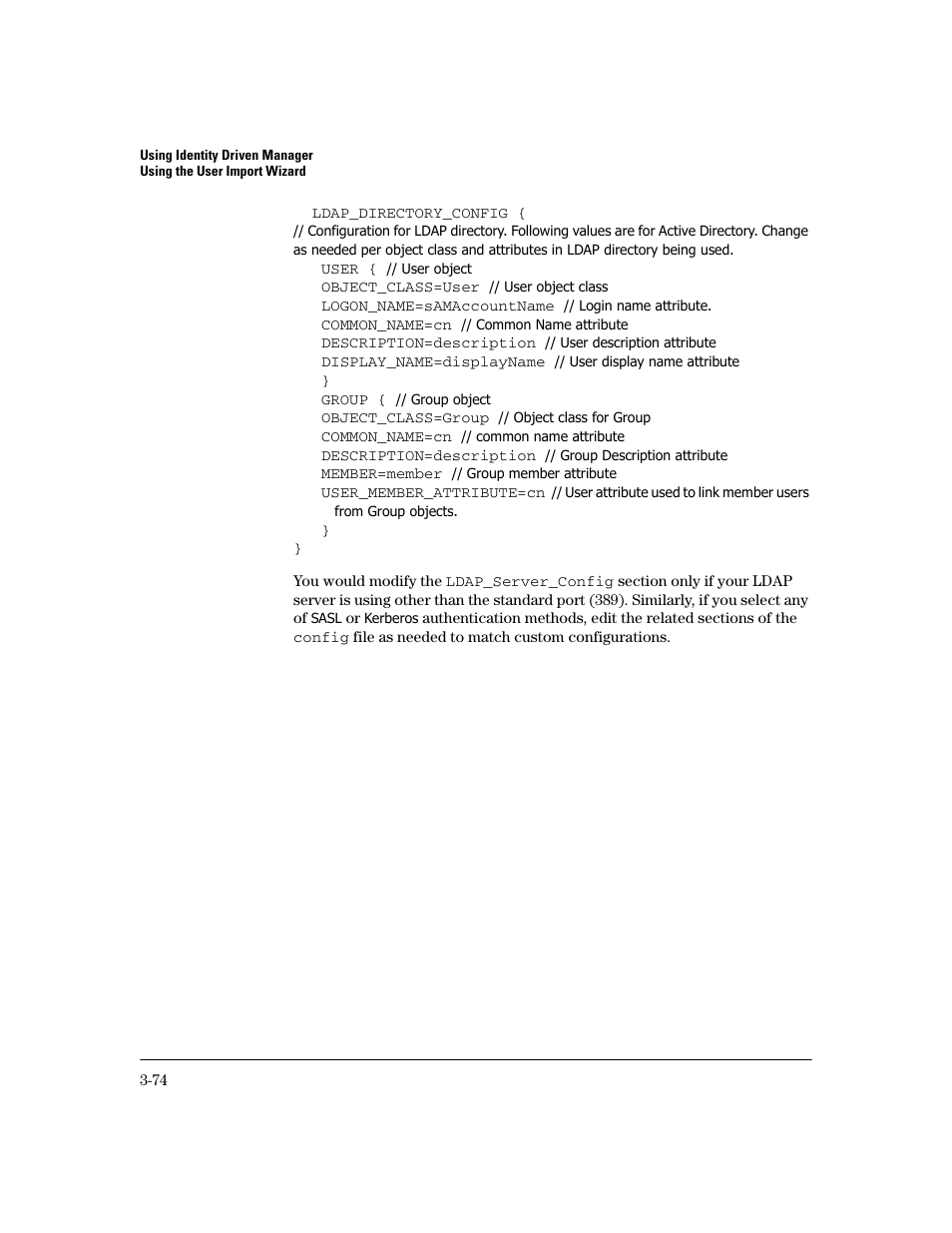 HP Identity Driven Manager Software Series User Manual | Page 138 / 194