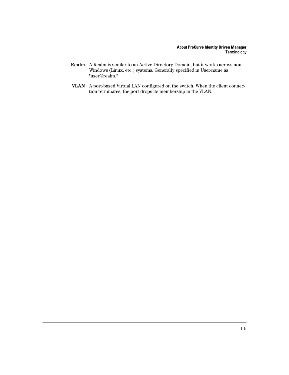 HP Identity Driven Manager Software Series User Manual | Page 15 / 194