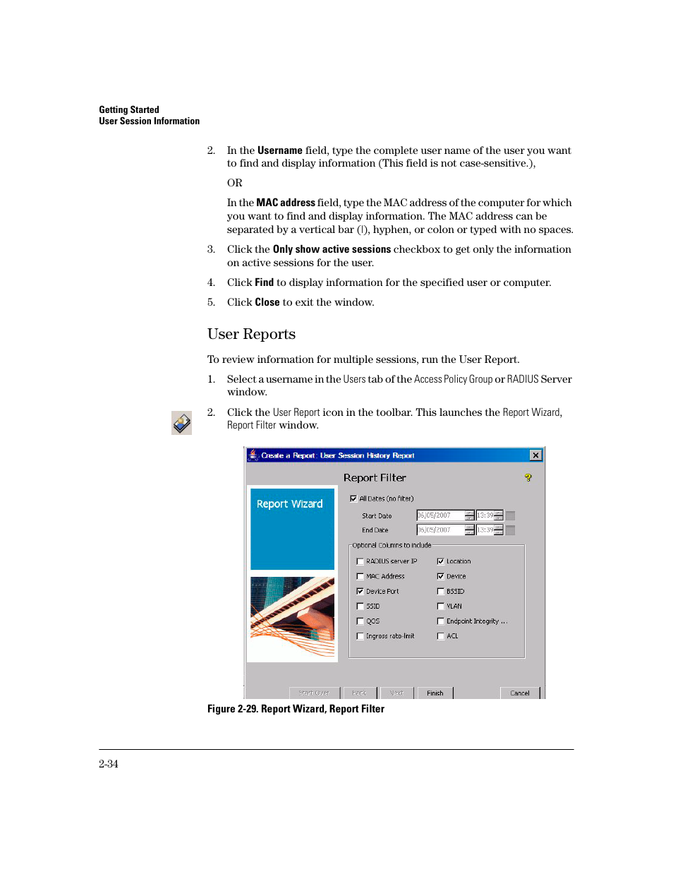 User reports, User reports -34 | HP Identity Driven Manager Software Series User Manual | Page 56 / 194