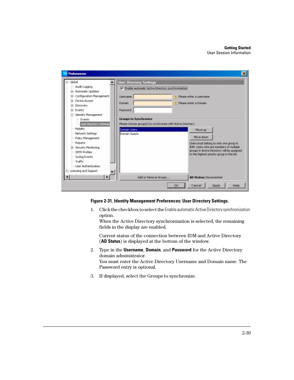 HP Identity Driven Manager Software Series User Manual | Page 61 / 194