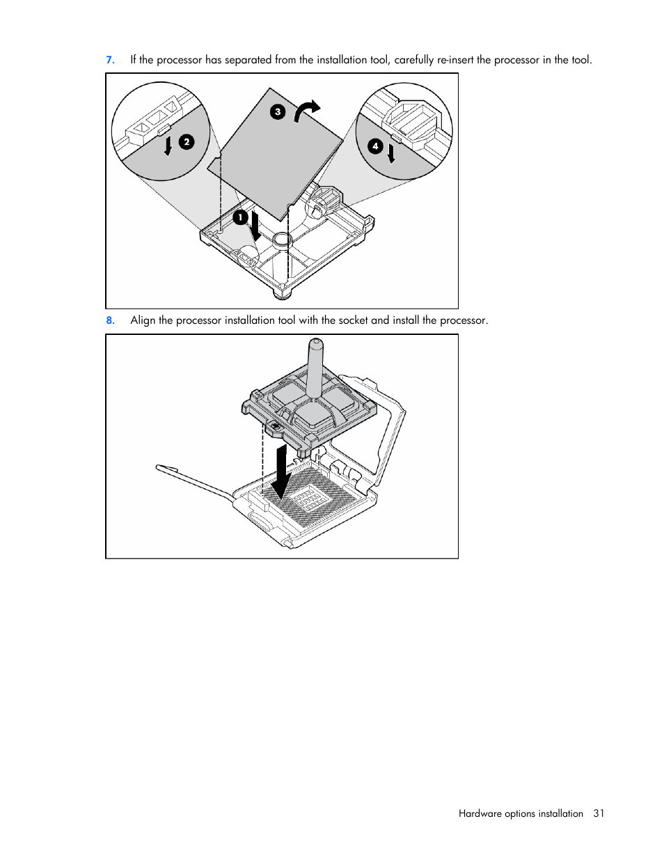 HP ProLiant ML350 G5 Server User Manual | Page 31 / 118