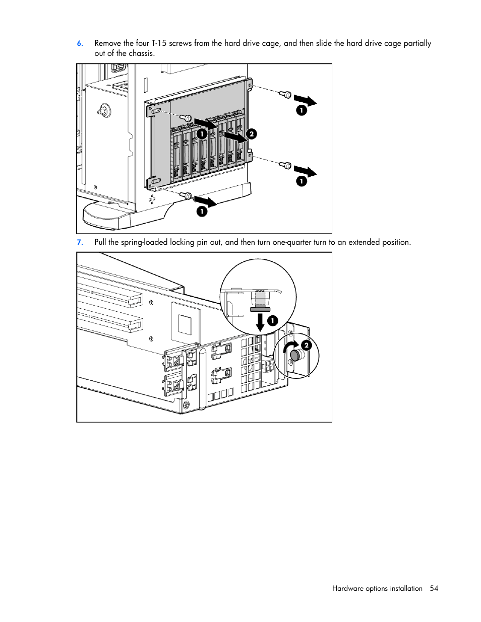 HP ProLiant ML350 G5 Server User Manual | Page 54 / 118