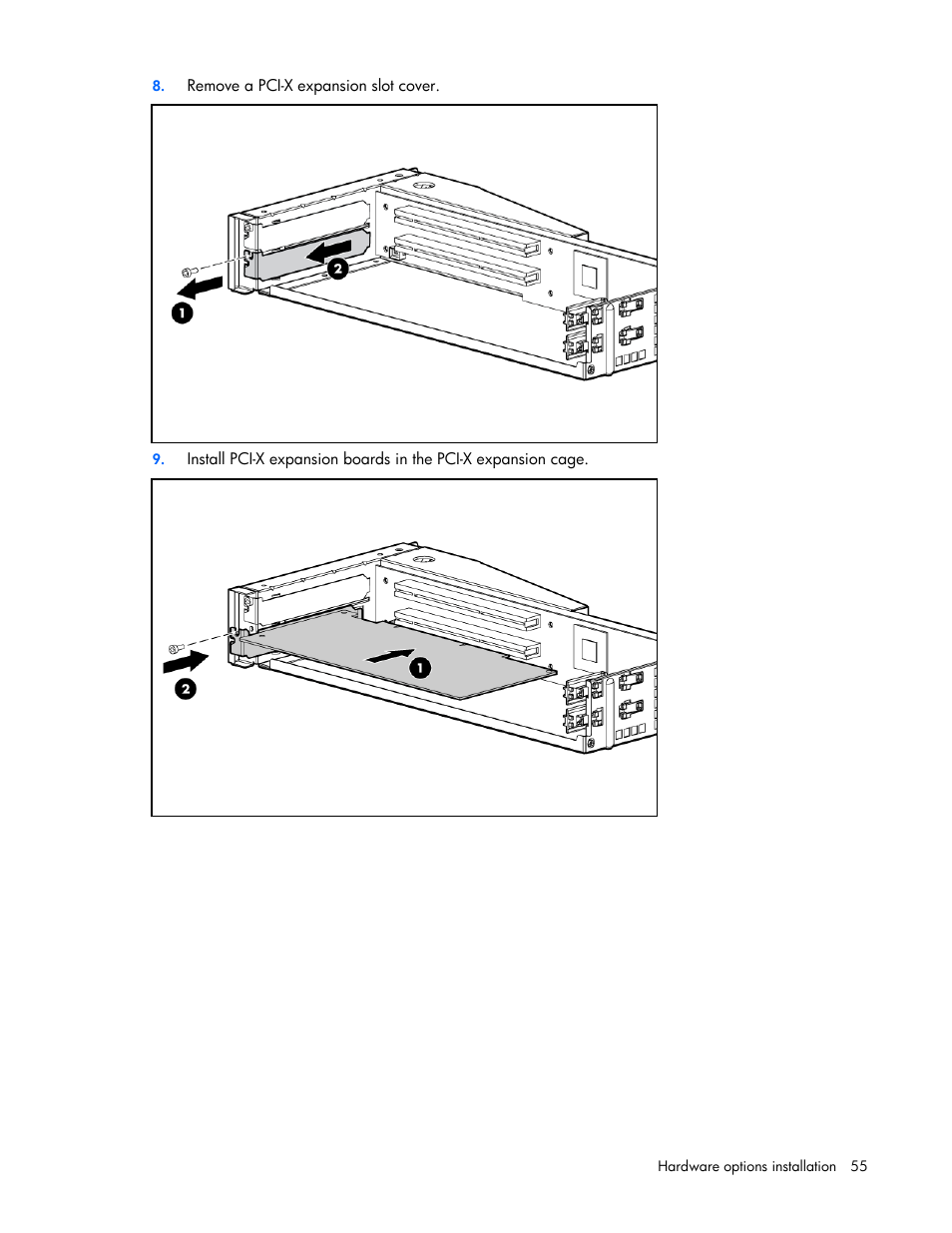 HP ProLiant ML350 G5 Server User Manual | Page 55 / 118