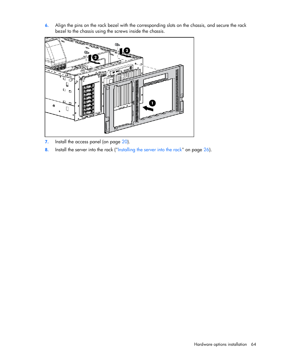 HP ProLiant ML350 G5 Server User Manual | Page 64 / 118