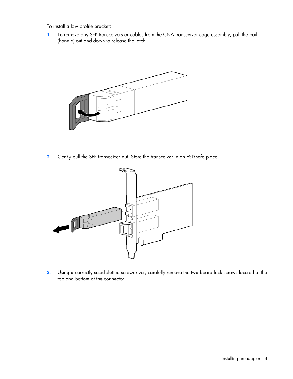 HP StoreFabric Converged Network Adapters User Manual | Page 8 / 22