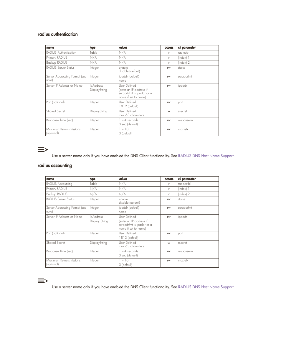 Radius accounting | HP ProCurve 520wl Wireless Access Point User Manual | Page 113 / 142