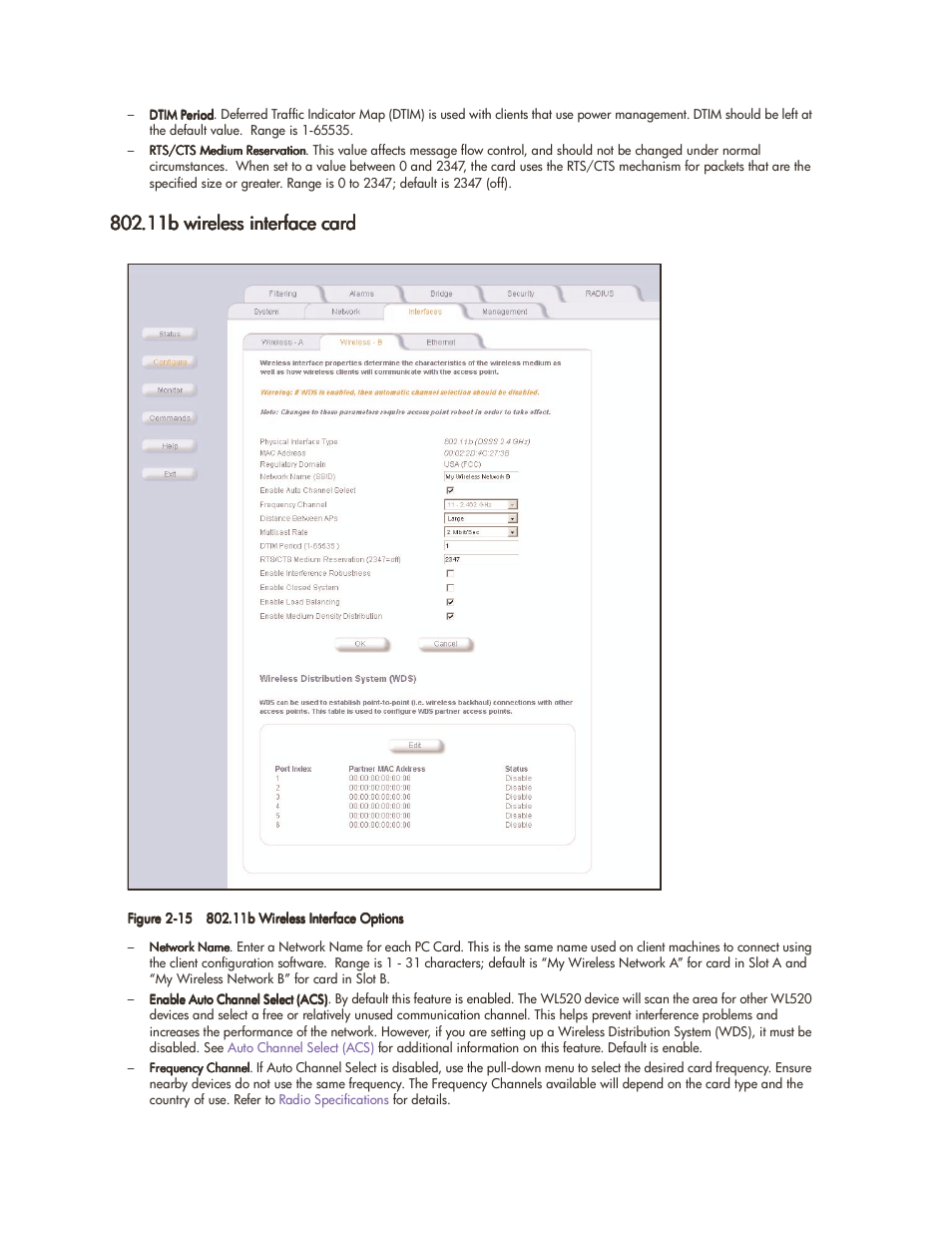 11b wireless interface card, 11b wireless interface card -14 | HP ProCurve 520wl Wireless Access Point User Manual | Page 27 / 142