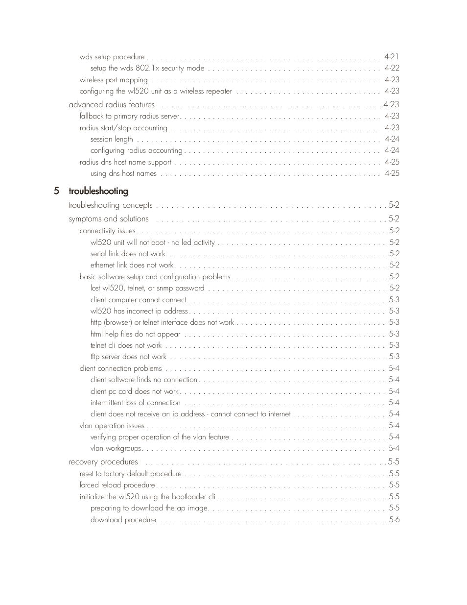 HP ProCurve 520wl Wireless Access Point User Manual | Page 4 / 142