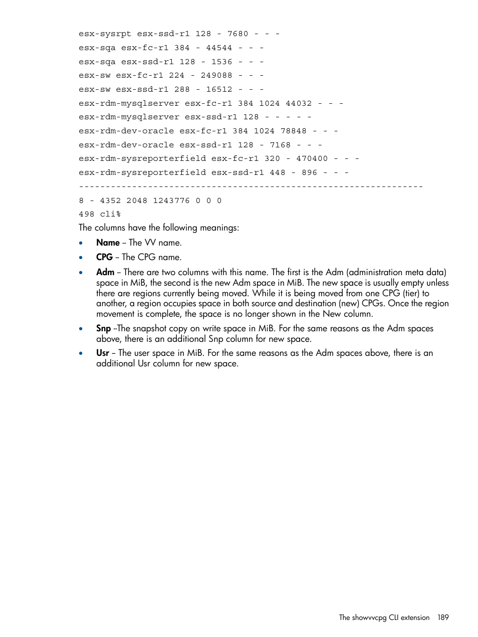 HP 3PAR System Reporter Software User Manual | Page 189 / 224