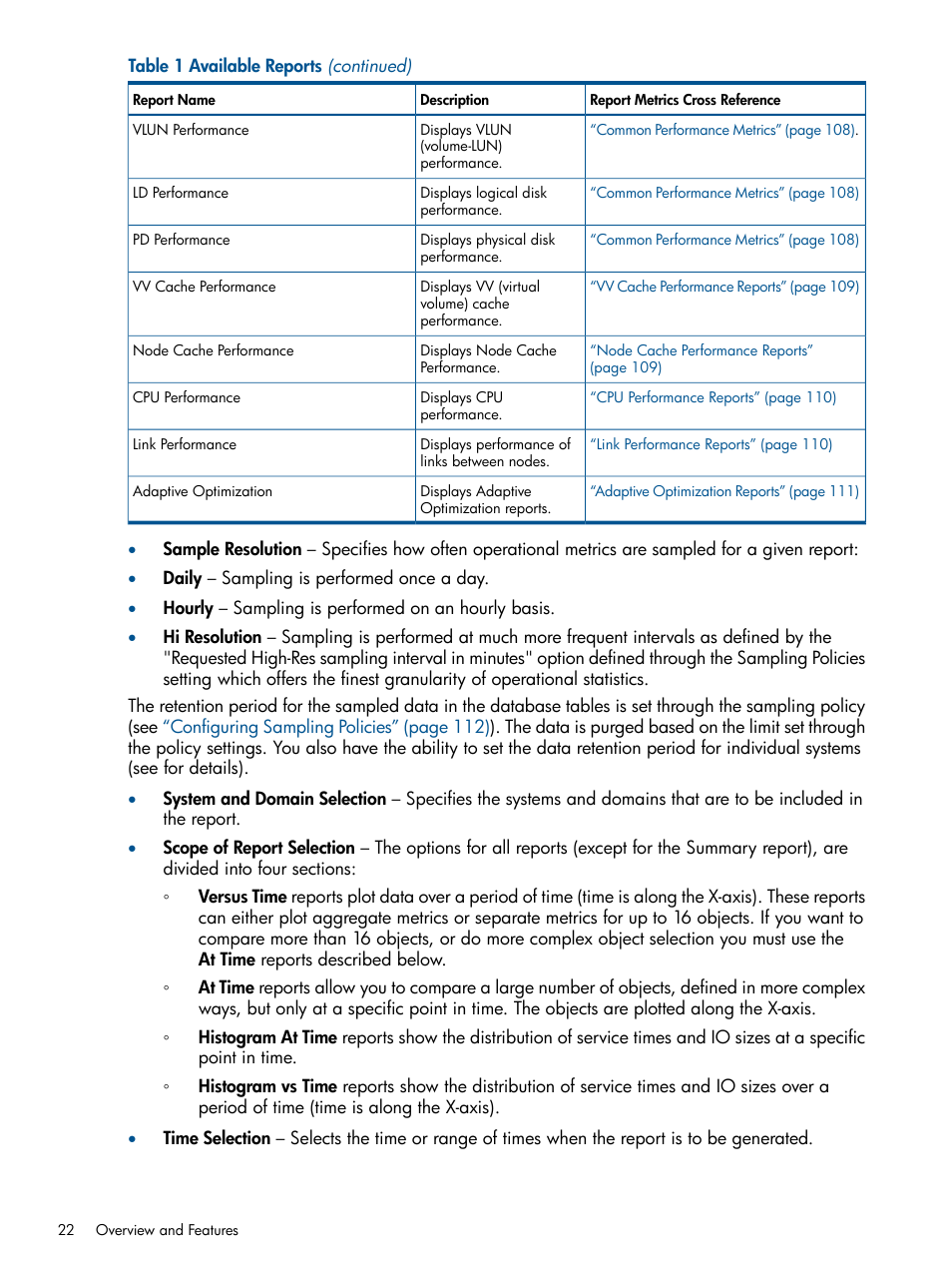 HP 3PAR System Reporter Software User Manual | Page 22 / 224