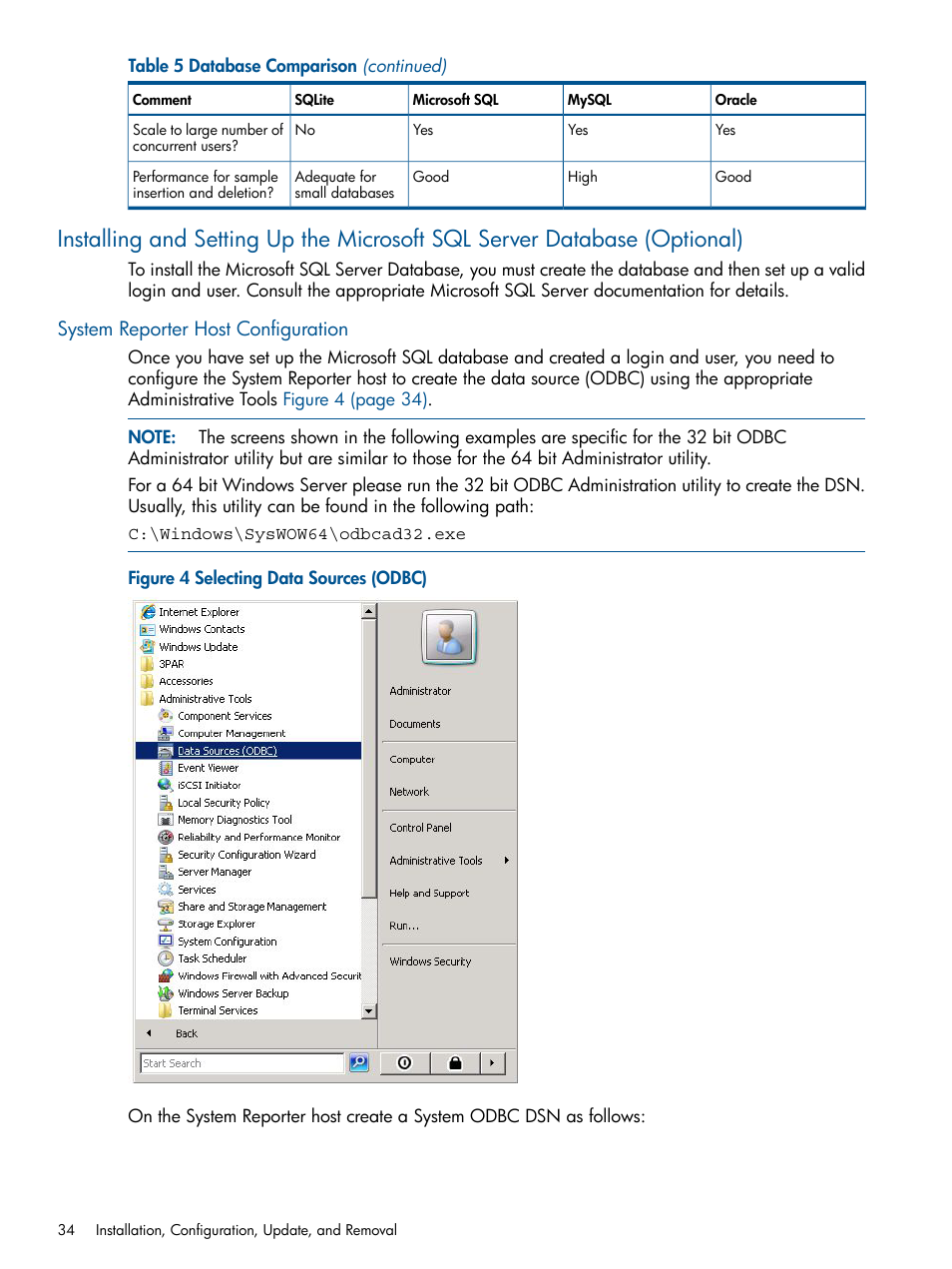 System reporter host configuration | HP 3PAR System Reporter Software User Manual | Page 34 / 224