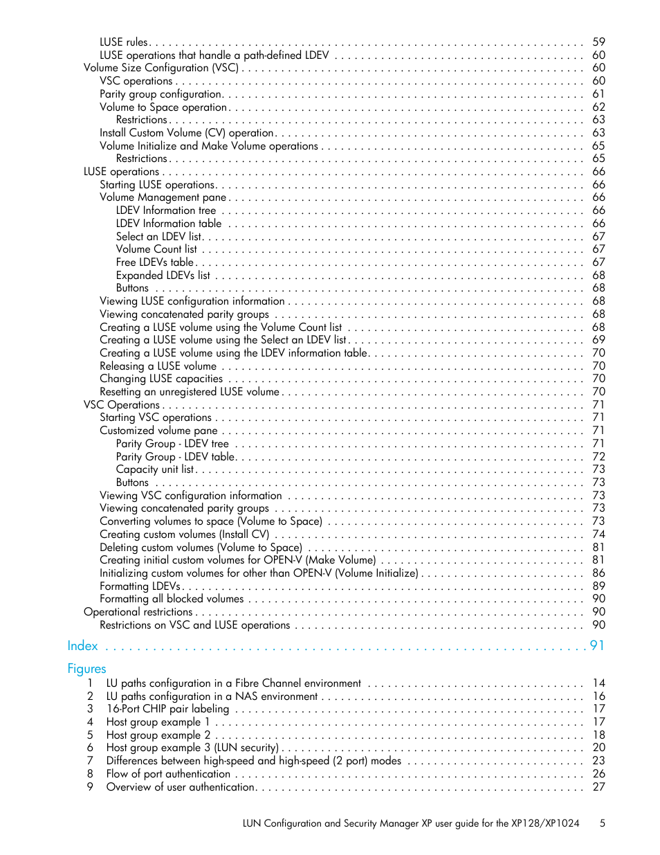 HP StorageWorks XP Remote Web Console Software User Manual | Page 5 / 98