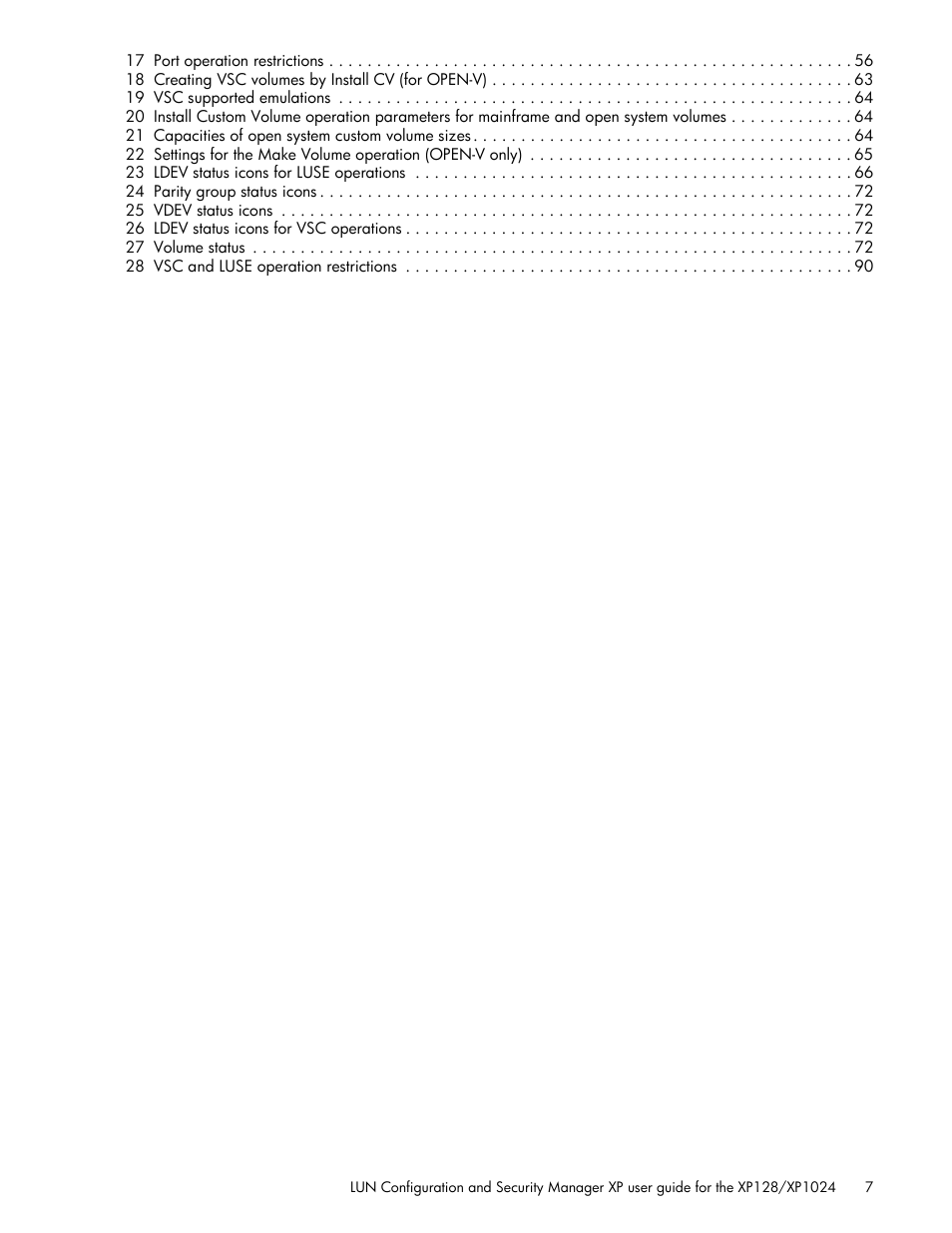 HP StorageWorks XP Remote Web Console Software User Manual | Page 7 / 98