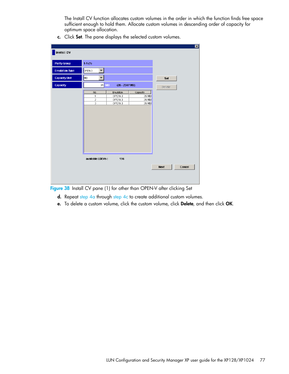 HP StorageWorks XP Remote Web Console Software User Manual | Page 77 / 98