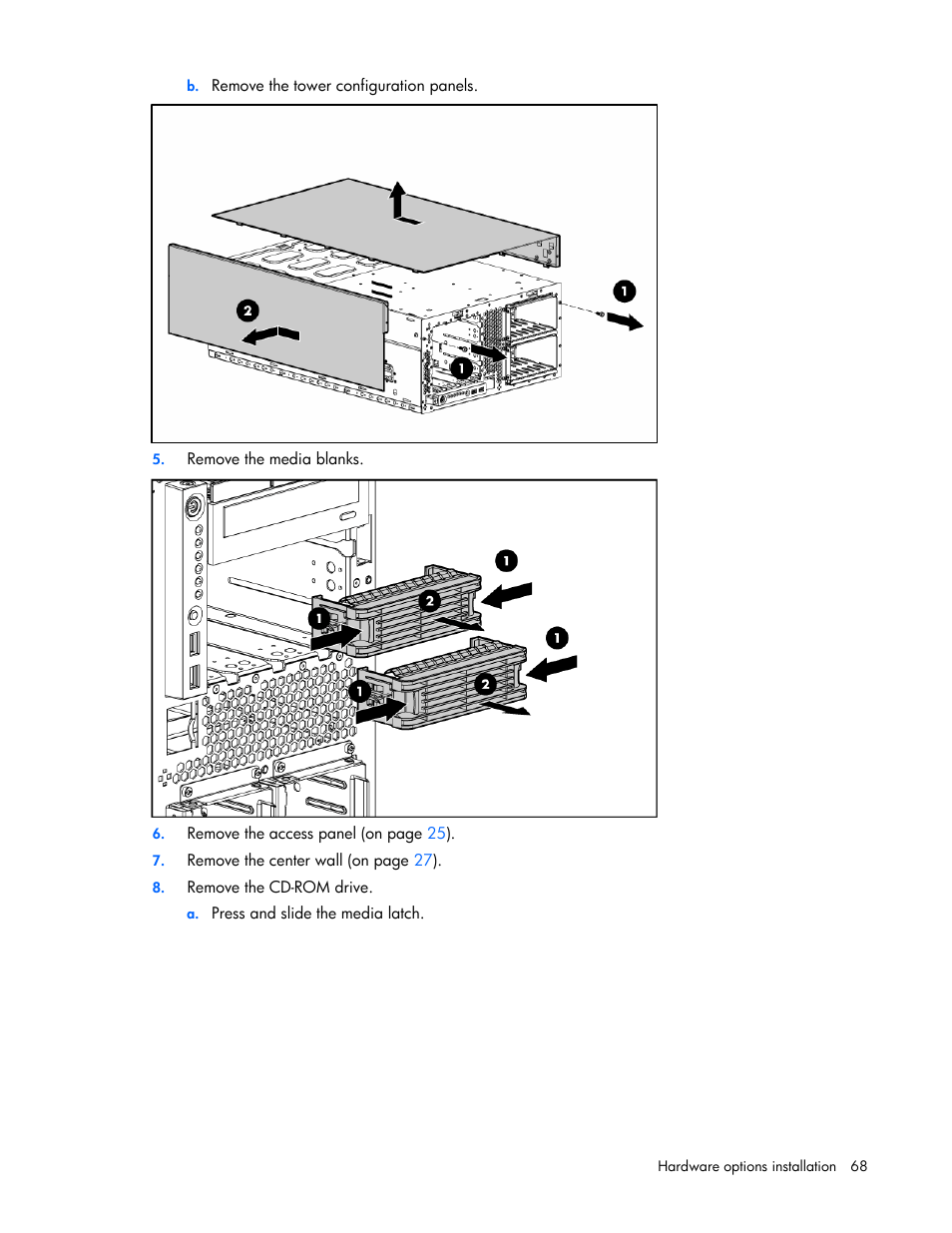 HP ProLiant ML370 G5 Server User Manual | Page 68 / 135