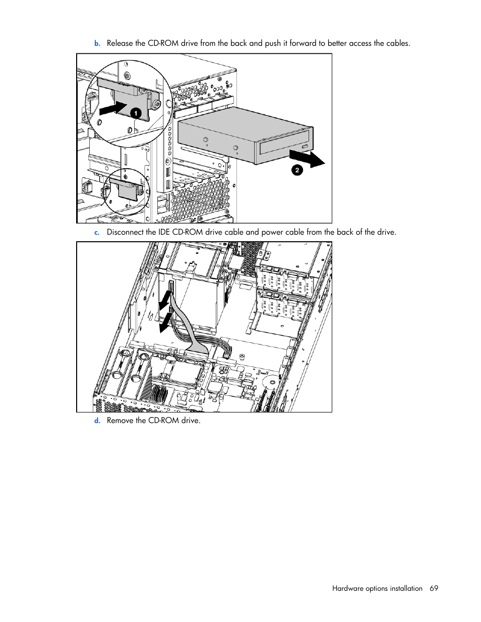 HP ProLiant ML370 G5 Server User Manual | Page 69 / 135