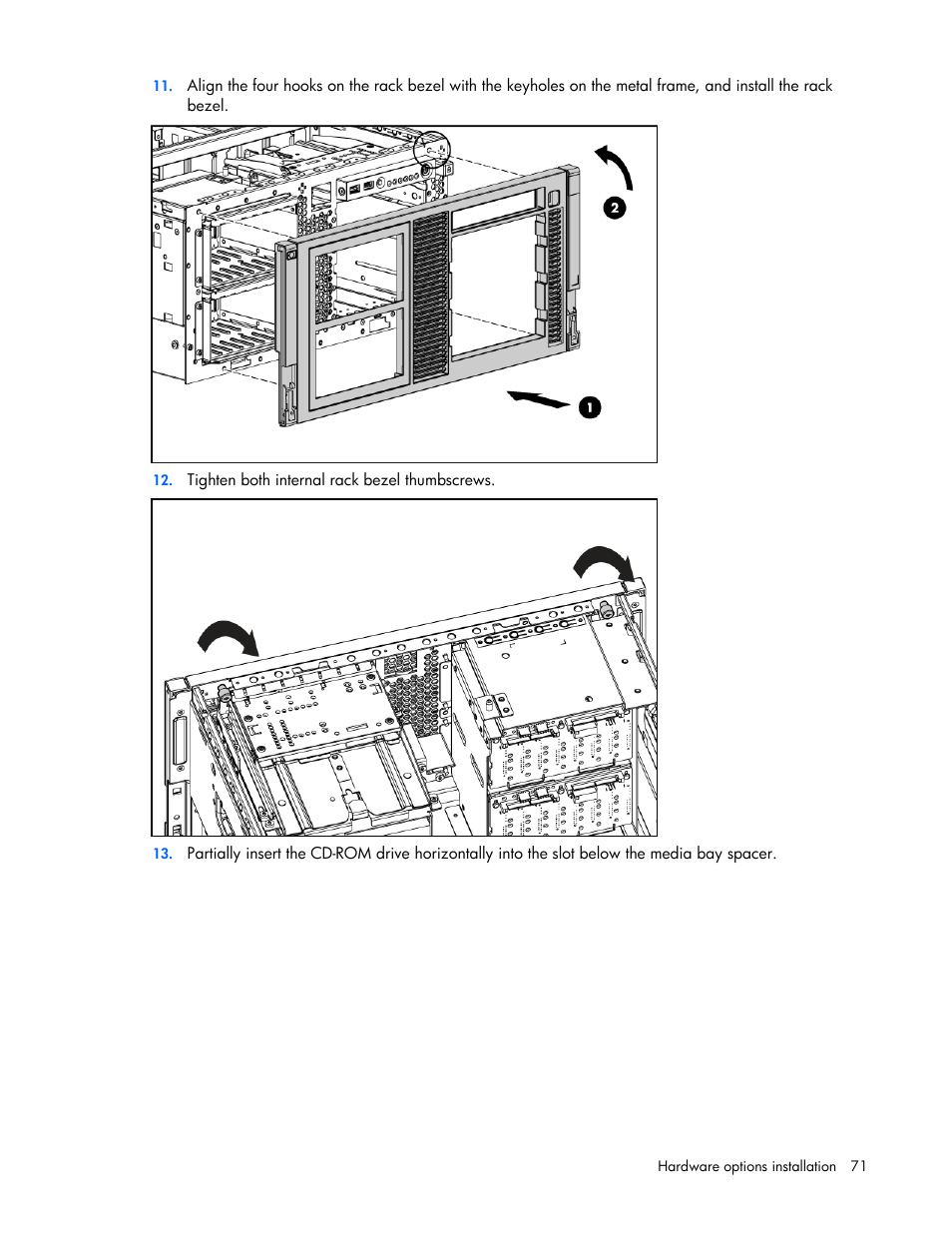 HP ProLiant ML370 G5 Server User Manual | Page 71 / 135