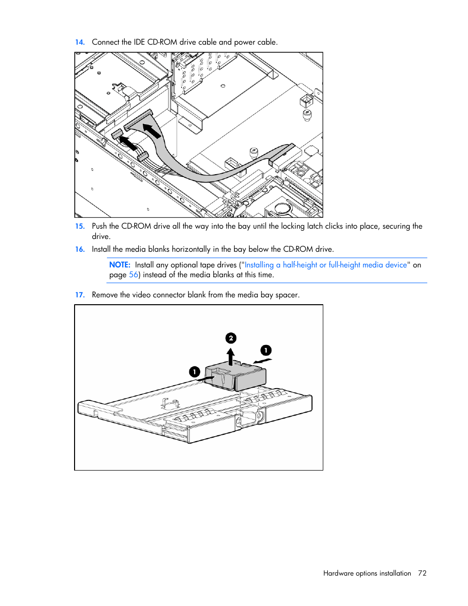 HP ProLiant ML370 G5 Server User Manual | Page 72 / 135