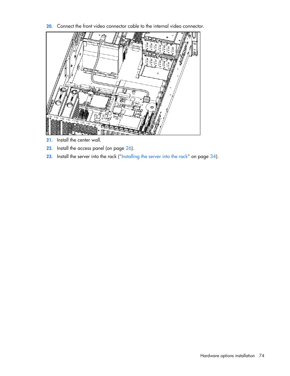 HP ProLiant ML370 G5 Server User Manual | Page 74 / 135