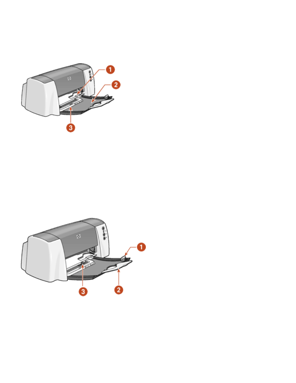 Paper trays, Fold-up paper tray | HP Deskjet 3820 Color Inkjet Printer User Manual | Page 14 / 103