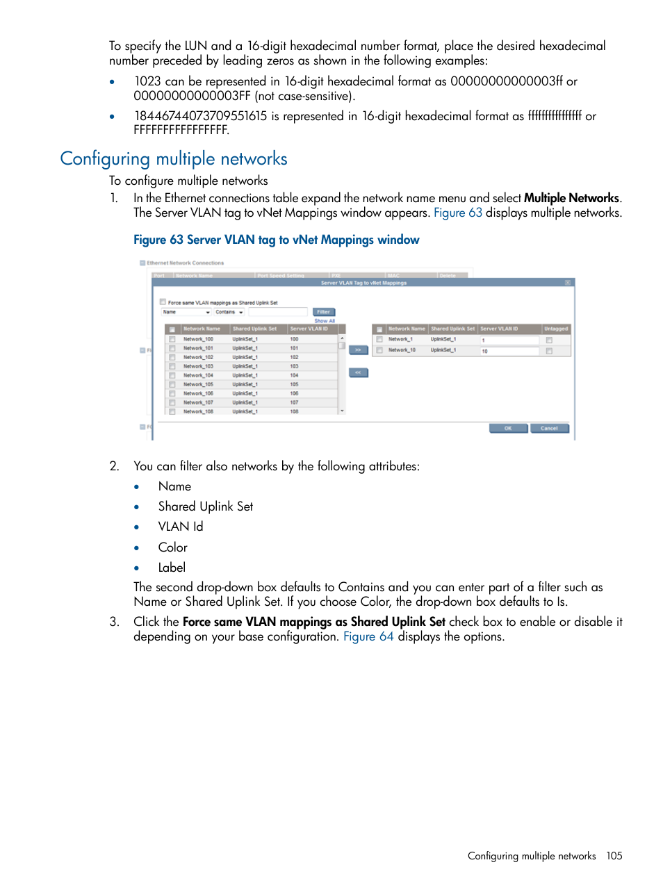 Configuring multiple networks | HP Insight Management-Software User Manual | Page 105 / 189