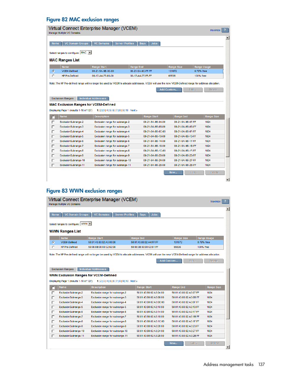 HP Insight Management-Software User Manual | Page 137 / 189