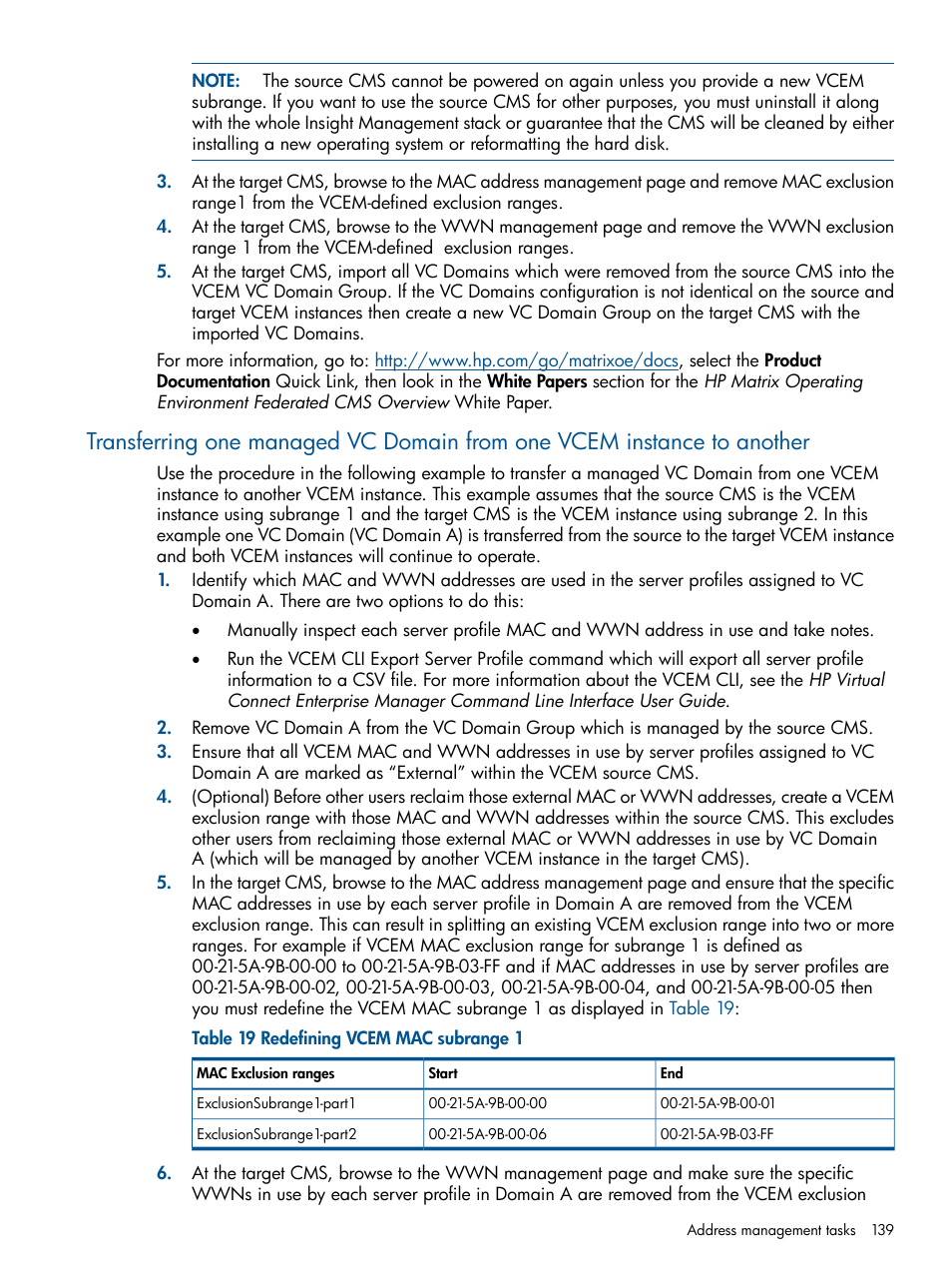 HP Insight Management-Software User Manual | Page 139 / 189