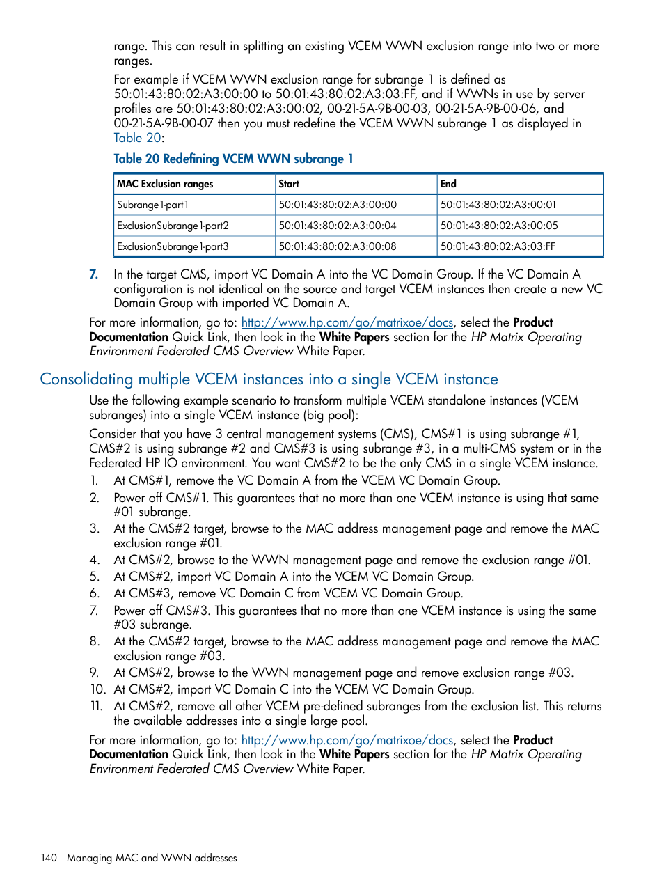 HP Insight Management-Software User Manual | Page 140 / 189