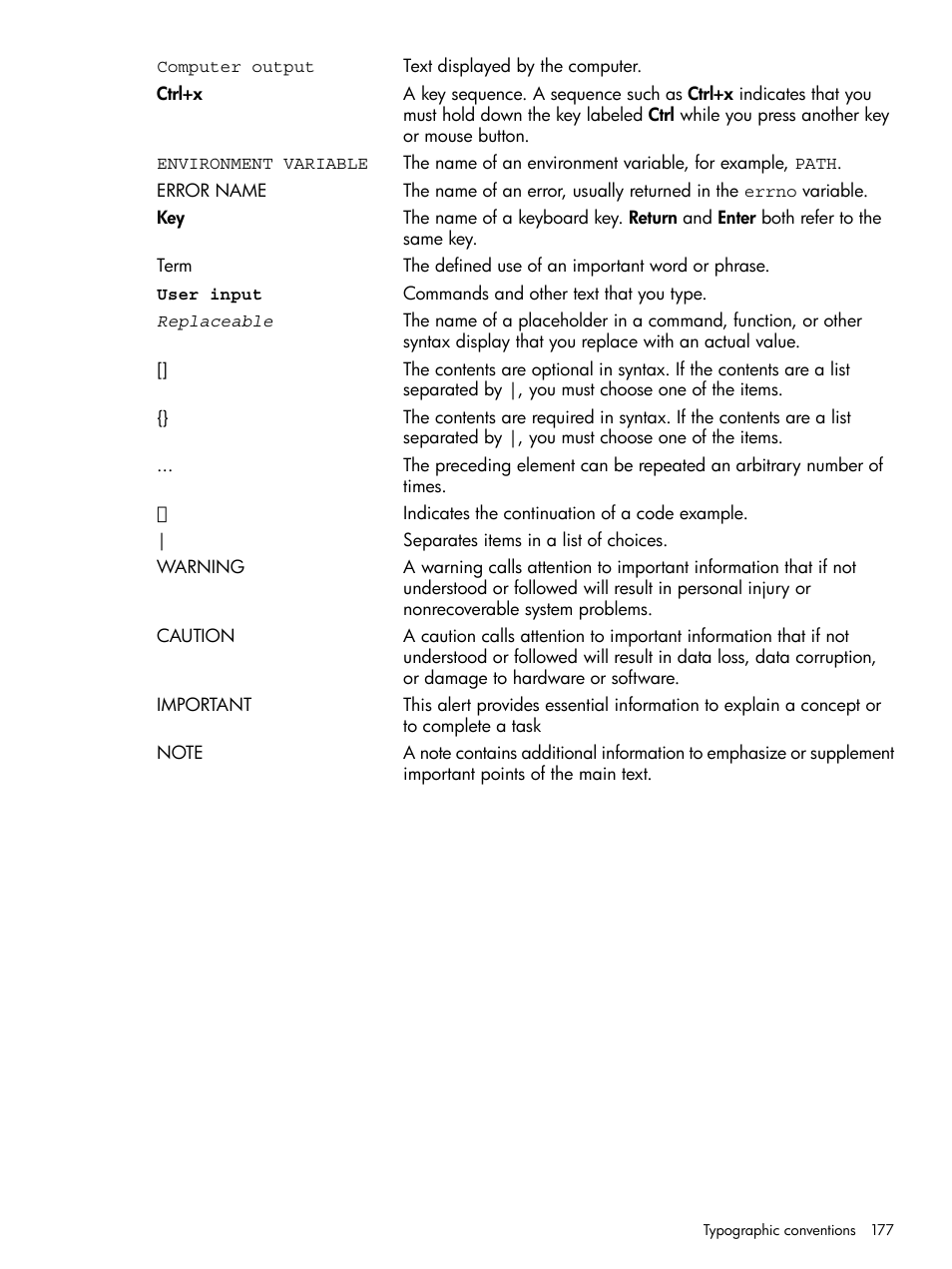 HP Insight Management-Software User Manual | Page 177 / 189