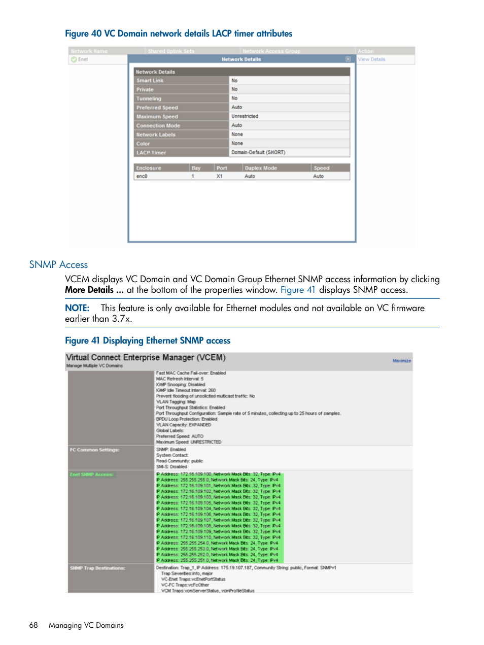 Snmp access | HP Insight Management-Software User Manual | Page 68 / 189