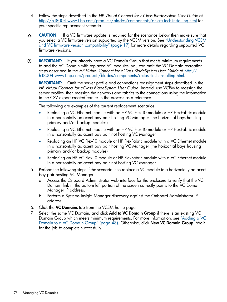 HP Insight Management-Software User Manual | Page 76 / 189