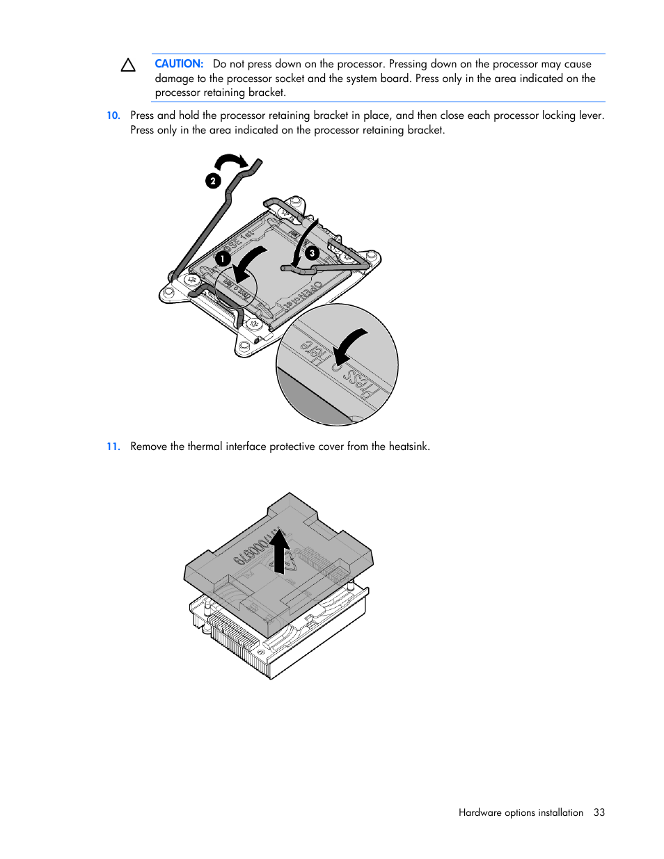 HP ProLiant SL4540 Gen8 Server User Manual | Page 33 / 78