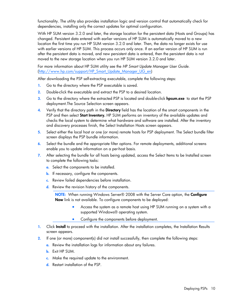 HP SmartStart-Software User Manual | Page 10 / 32