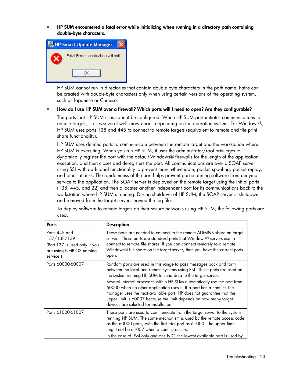 HP SmartStart-Software User Manual | Page 23 / 32