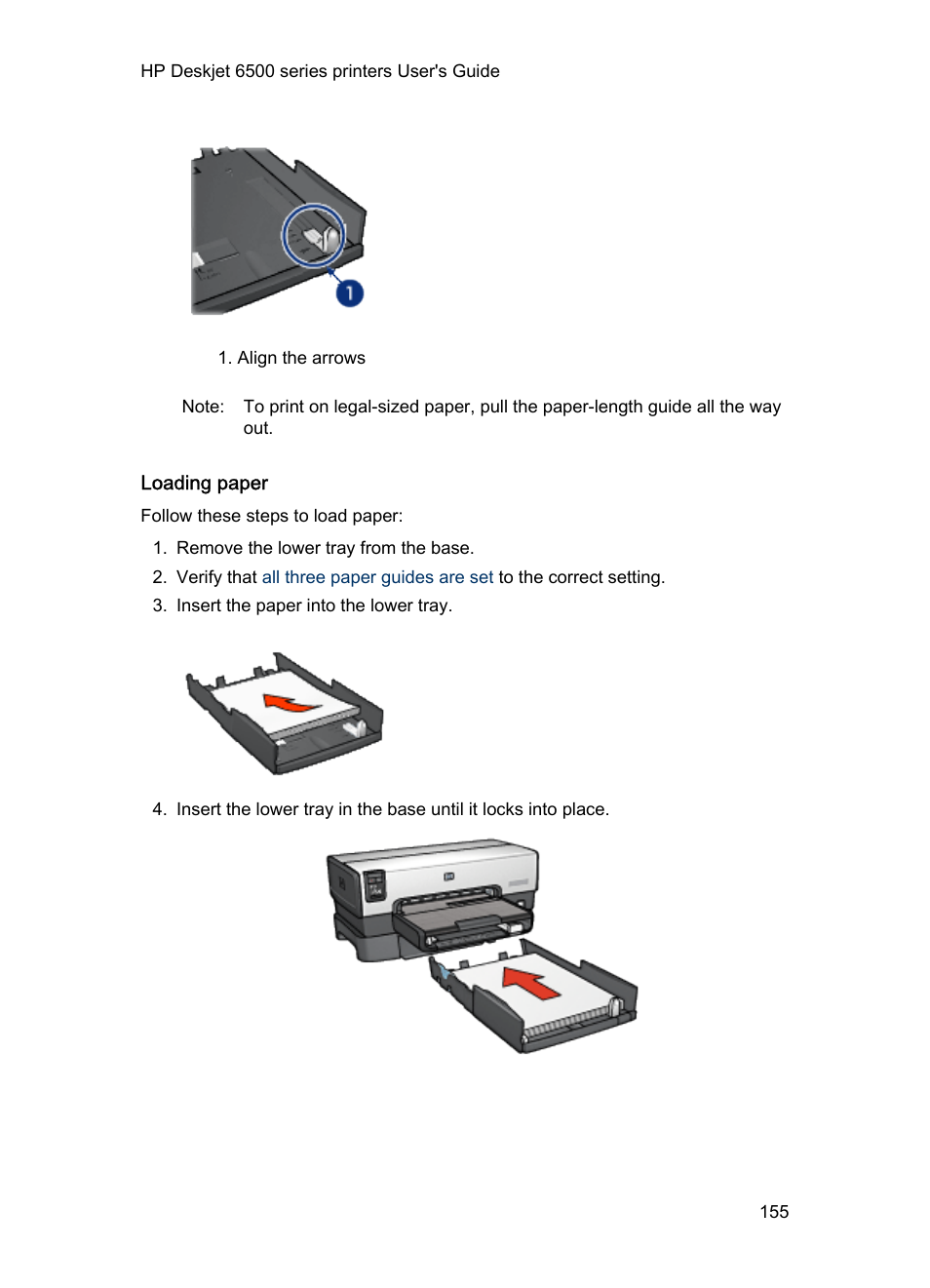 Loading paper | HP Deskjet 6540 Color Inkjet Printer User Manual | Page 155 / 184