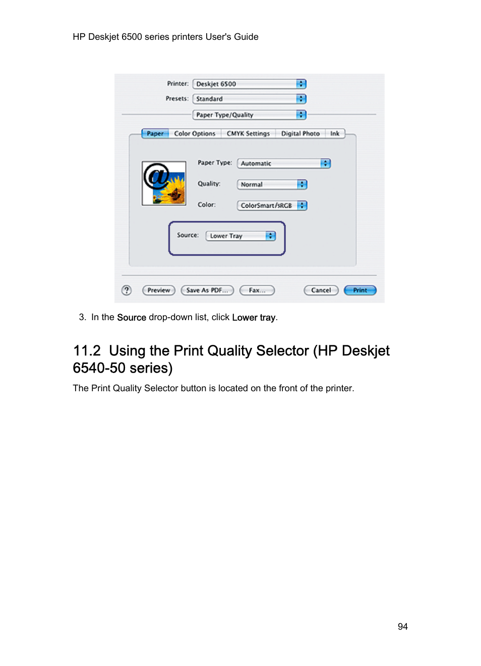 HP Deskjet 6540 Color Inkjet Printer User Manual | Page 94 / 184